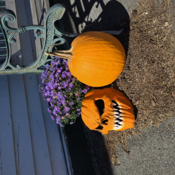 Korkunç Cadılar Bayramı Balkabağı Maskesi - 3D Baskılı Korku Aksesuarı