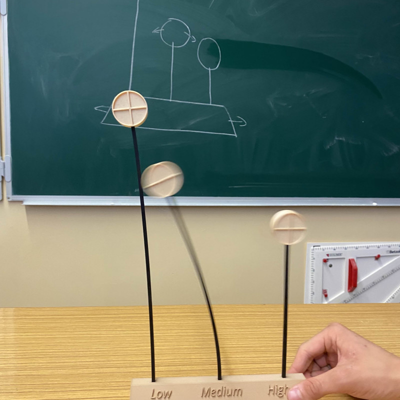 Rezonans Gösterici - 3D Baskı Fizik Eğitim Seti