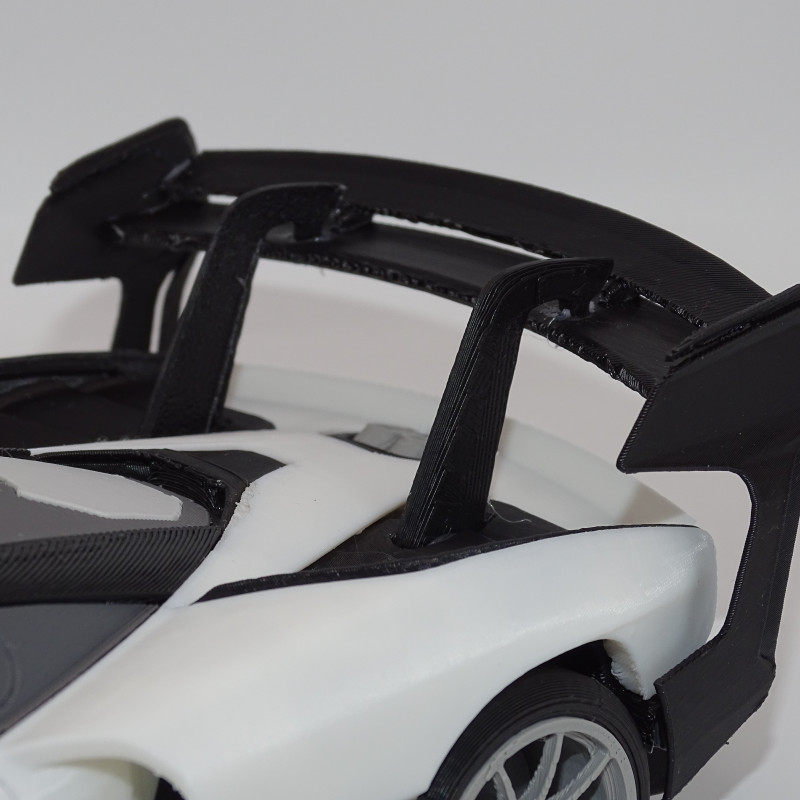 McLaren Senna GTR 1:19 Ölçekli 3D Baskı Model Araç Kiti McLaren Senna GTR 1:19 Ölçekli 3D Baskı Model Araç Kiti
