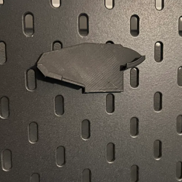 Ikea Skadis Kumpas Tutucu - 3D Baskılı Ölçüm Aleti Organizatörü