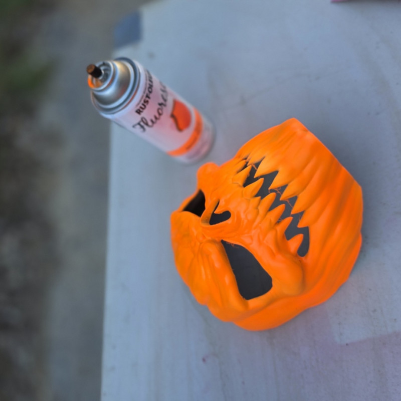 Korkunç Cadılar Bayramı Balkabağı Maskesi - 3D Baskılı Korku Aksesuarı Korkunç Cadılar Bayramı Balkabağı Maskesi - 3D Baskılı Korku Aksesuarı