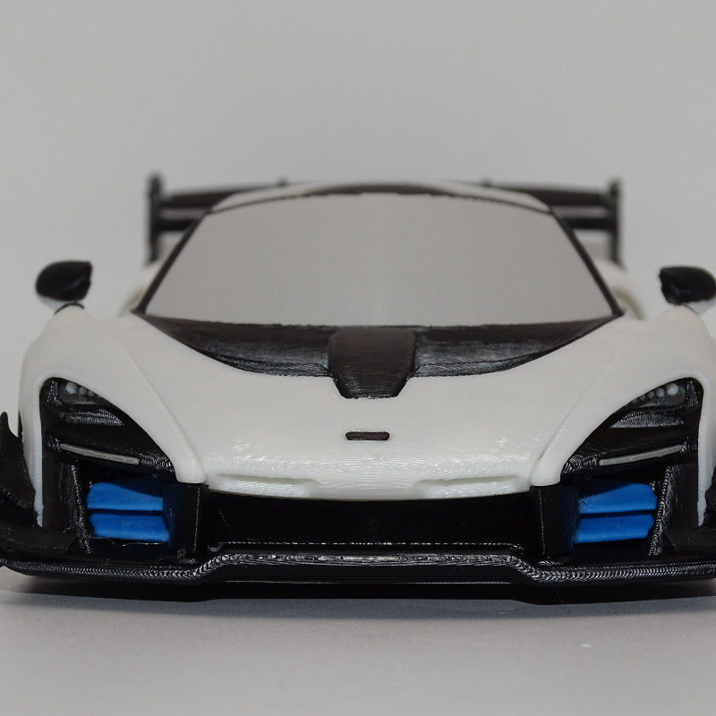 McLaren Senna GTR 1:19 Ölçekli 3D Baskı Model Araç Kiti McLaren Senna GTR 1:19 Ölçekli 3D Baskı Model Araç Kiti