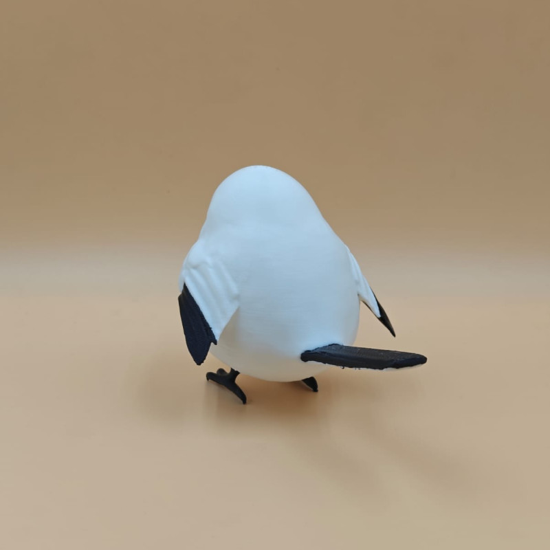 Puff Kar Kuşu 3D Baskılı Dekoratif Mini Figür