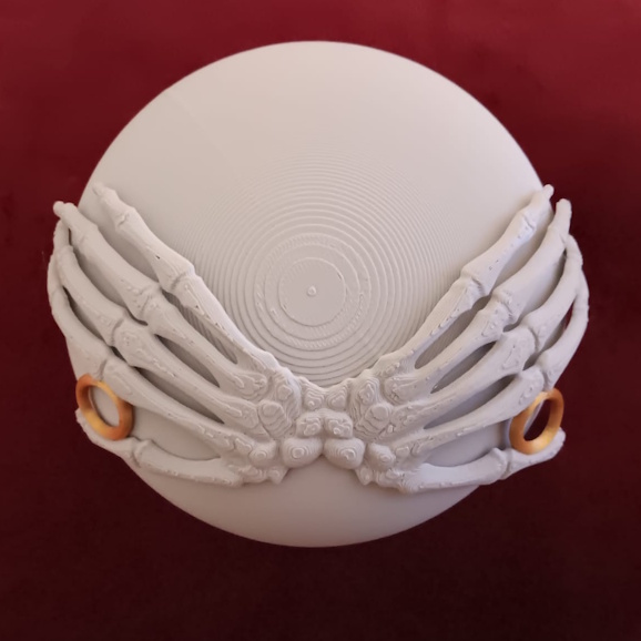 İskelet Eller Kelebek Saç Aksesuarı - 3D Baskı Moda Ürünü