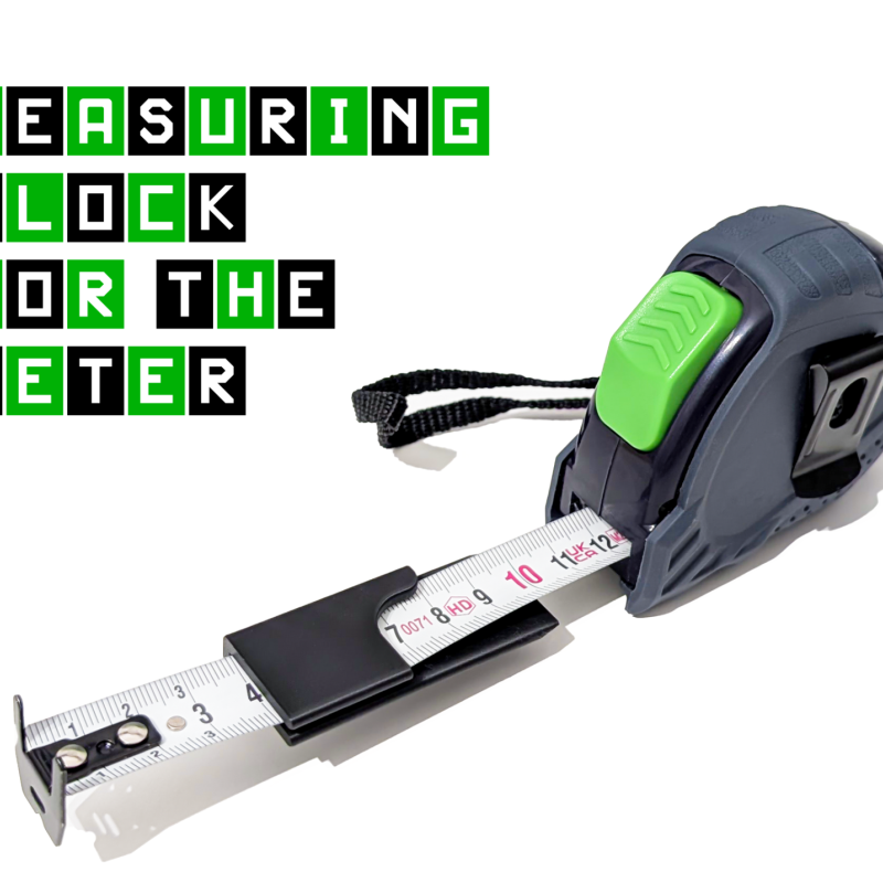 3D Baskı Şerit Metre Kilidi - İç Ölçüm Kolaylığı