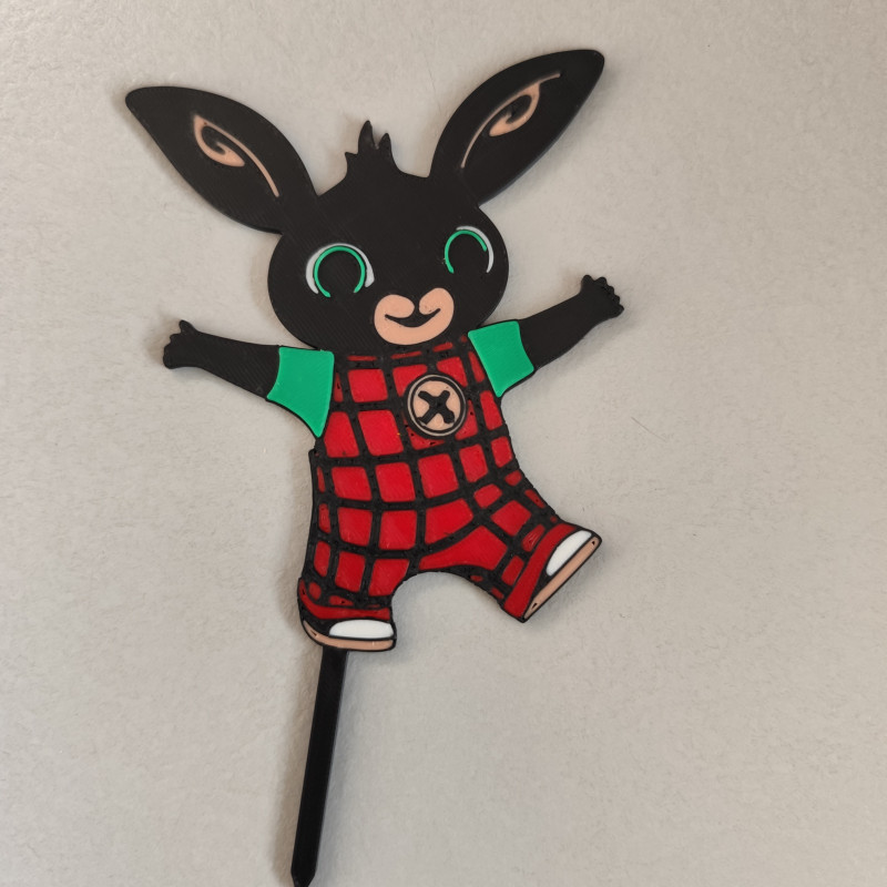 Renkli 3D Baskılı Bing Sula Pando Topper - Özel Tasarım Dekor