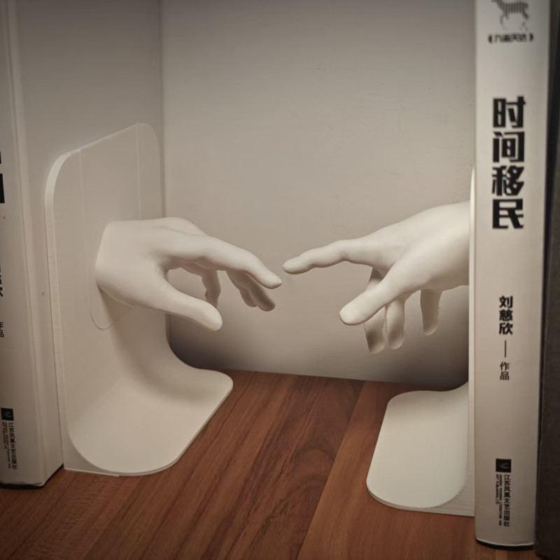 Michelangelo Adem ve Tanrı Kitap Ayracı - 3D Baskı Dekor