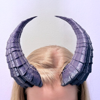 Tiefling Kostüm Boynuzları - 3D Baskı Cosplay Aksesuarı