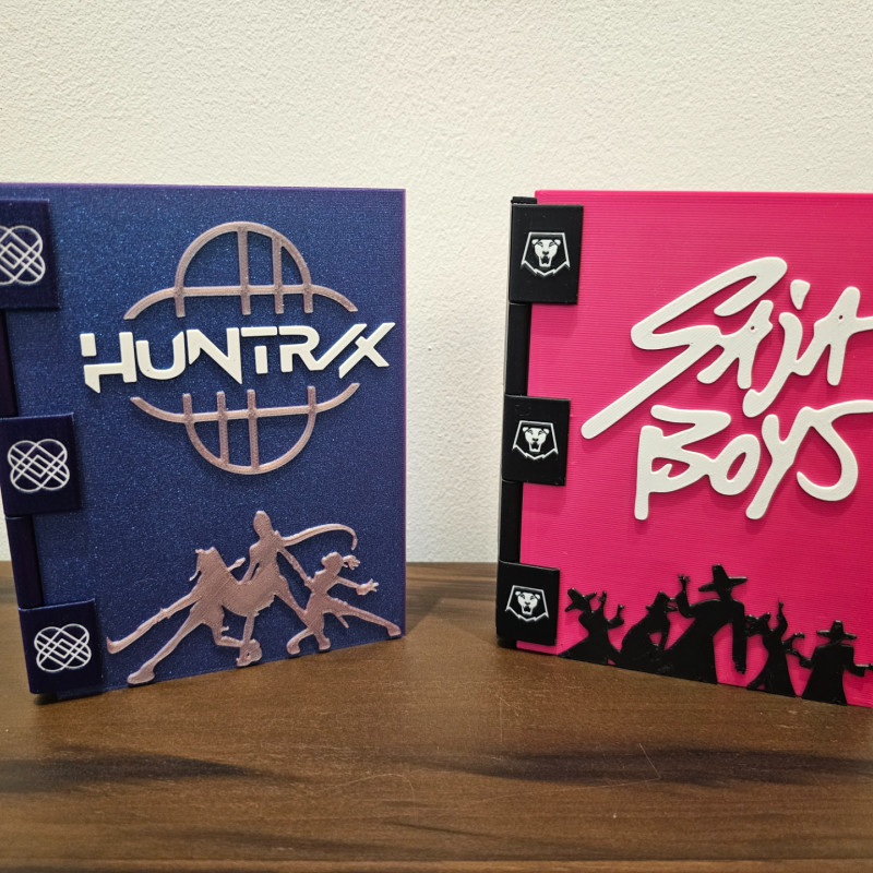 KPOP Demon Hunters Mini Defter - 3D Baskılı Çocuk Not Defteri