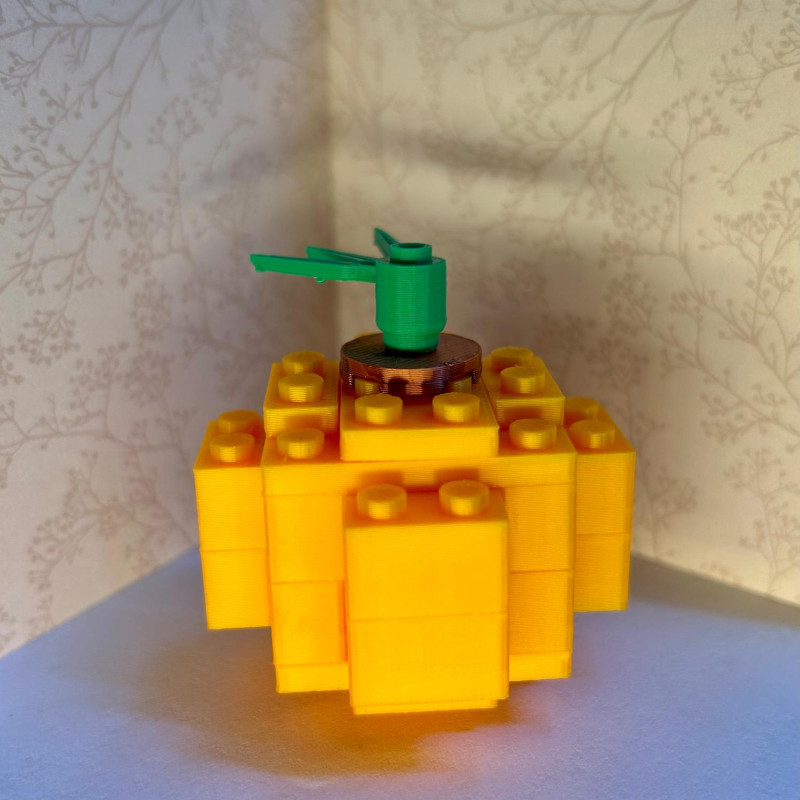 Mini Cadılar Bayramı Balkabağı 3D Baskı DIY Yapboz Seti