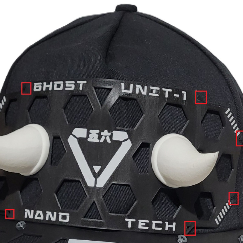 Cyberpunk Techwear Beyzbol Şapkası - 3D Baskılı Cosplay Aksesuarı