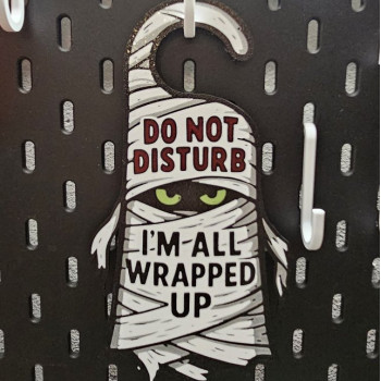 Cadılar Bayramı Kapı Kancası - 3D Baskılı Rahatsız Etmeyin Aksesuarı Cadılar Bayramı Kapı Kancası - 3D Baskılı Rahatsız Etmeyin Aksesuarı