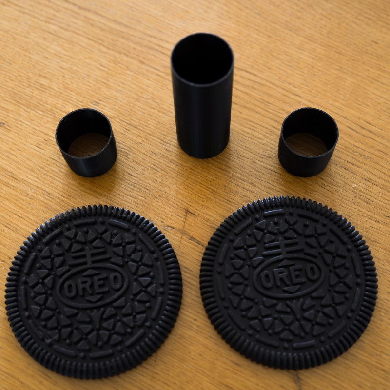 OREO Tuvalet Kağıdı ve Kağıt Havlu Tutucu - 3D Baskı Dekor