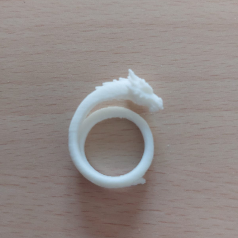 Ejderha Yüzük - 3D Baskı Detaylı Aksesuar