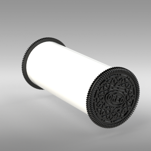OREO Tuvalet Kağıdı ve Kağıt Havlu Tutucu - 3D Baskı Dekor