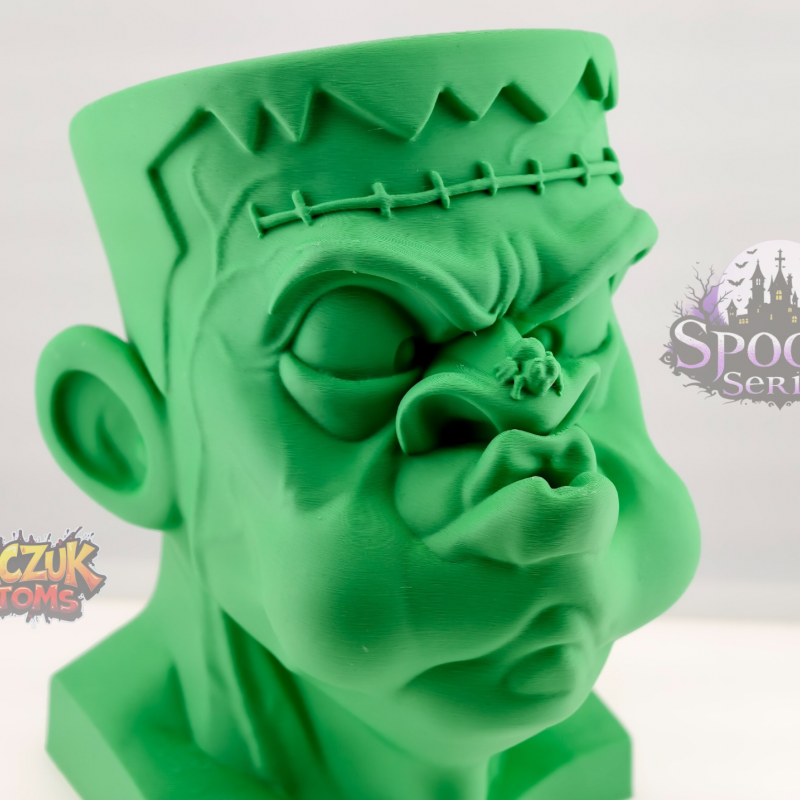 Cadılar Bayramı Şekil Monster Vazo - 3D Baskı Dekor