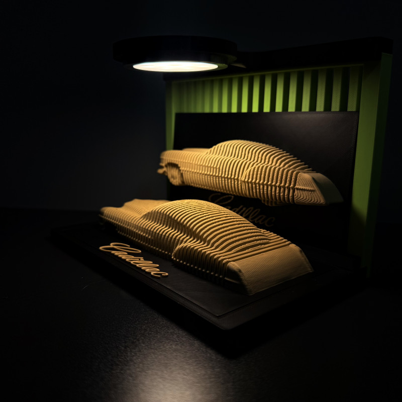 Özel 1948 Cadillac Sedanette 3D Baskı Modeli - CadZZilla Katmanlı