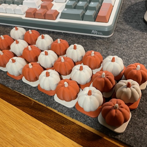 Manyetik Balkabağı Dama Seti - 3D Baskılı Oyun