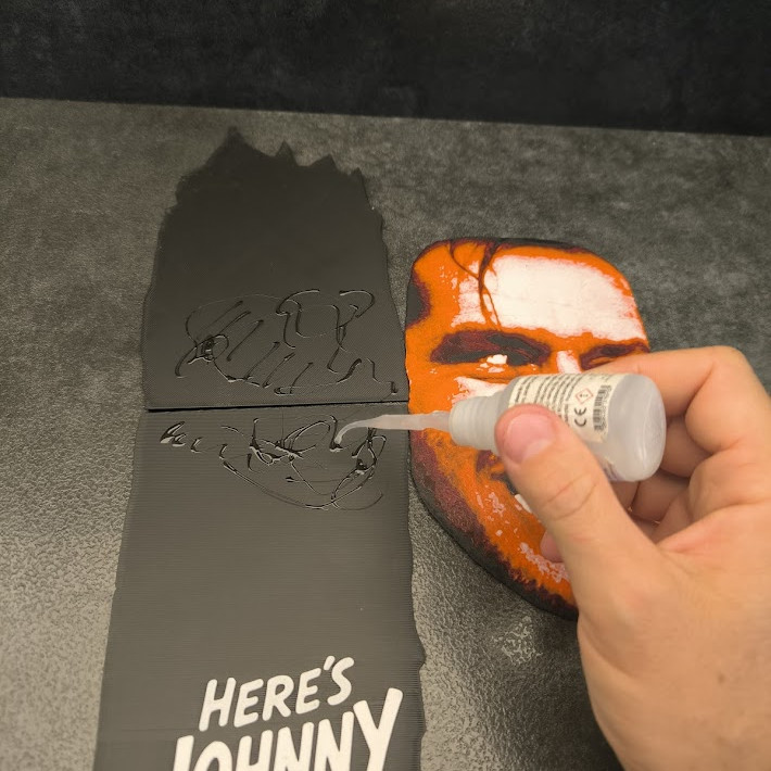 The Shining Jack Nicholson Kapı Süsü - 3D Baskı Film Dekoru