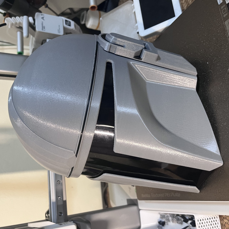 Mandalorian Kaskı - Düşük Filament, Kolay Montaj - 3D Baskı