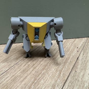 Mini Mekanik Robot Modeli - Hareketli 3D Baskı Maket