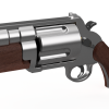 Deadlock Abrams Revolver 3D Baskı Cosplay Tabanca Modeli