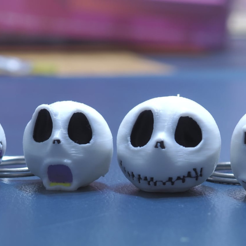 Nightmare Before Christmas Jack Skellington Anahtarlık - 3D Baskı Koleksiyon