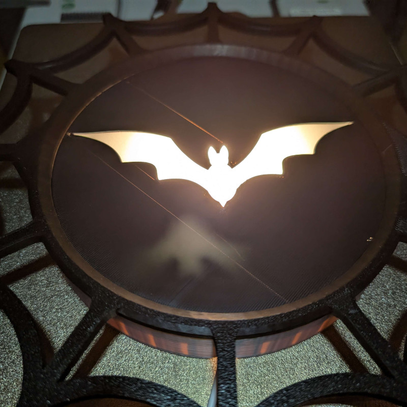 Cadılar Bayramı Işık Tabelası Renk Plakaları - 3D Baskı Dekor