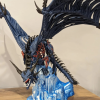 Halloween Frost Wyrm 3D Baskılı Ejderha Diorama - Korku Koleksiyonu