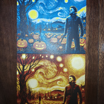 Cadılar Bayramı Yıldızlı Gece Michael Myers 3D Baskı Modeli