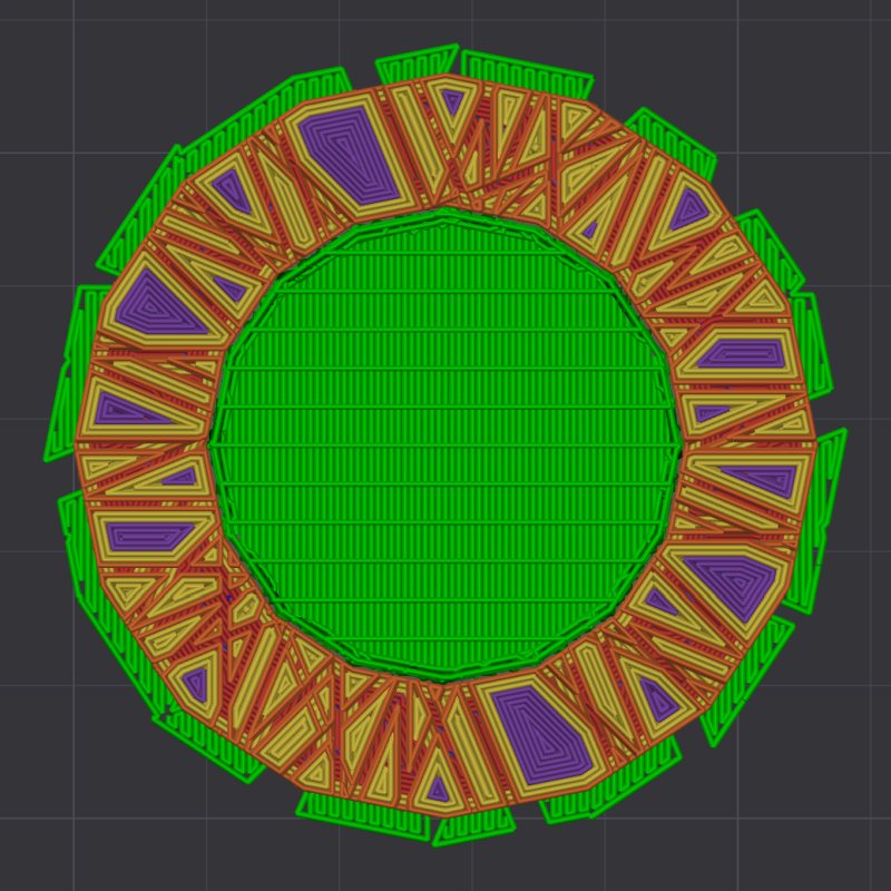 Özel Mesajlı 3D Baskı Gizemli Dönen Top - Zoetropic Şifre