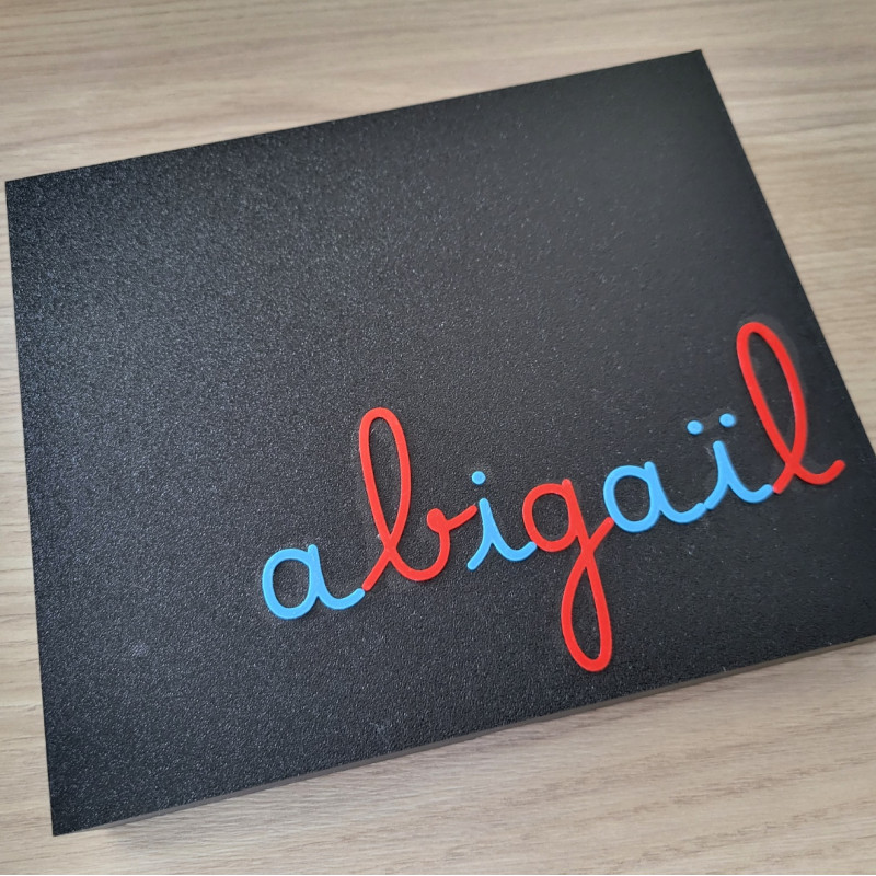 El Yazısı Harf Saklama Kutusu - 3D Baskı Eğitim Materyali