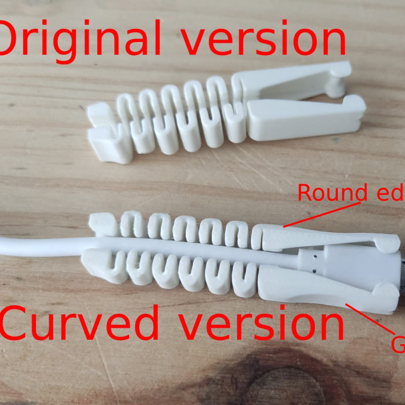 Evrensel USB-C Kablo Koruyucu - 3D Baskı Dayanıklı Kılıf