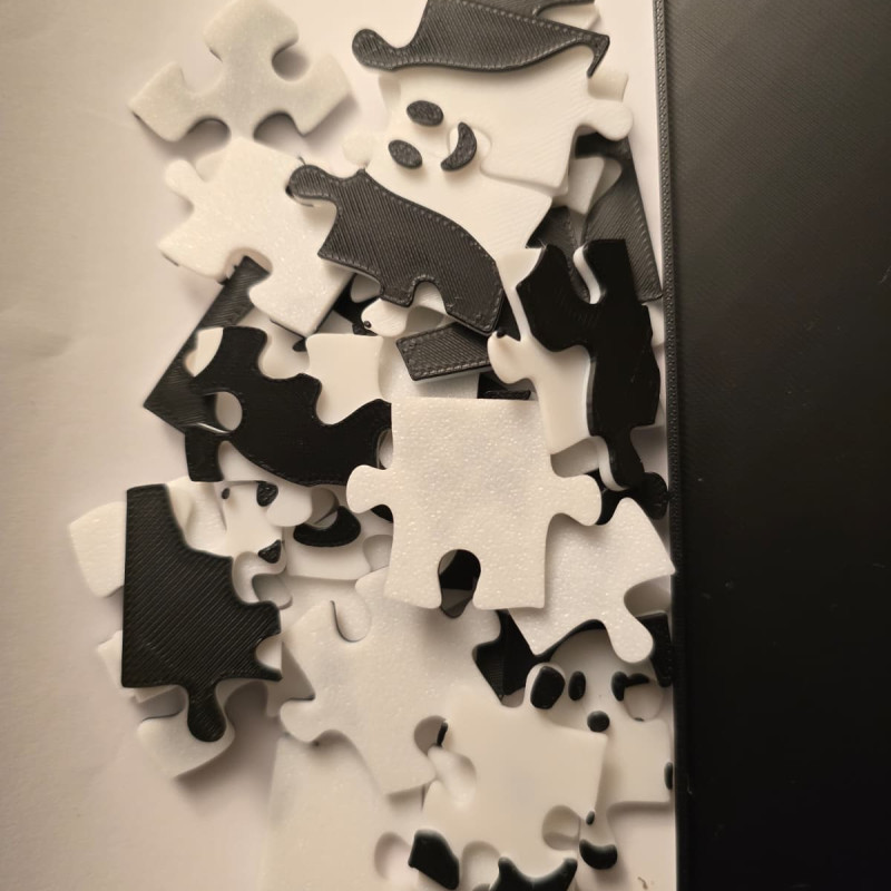 Cadılar Bayramı Hayalet Yapboz - 30 Parça 3D Baskı Puzzle