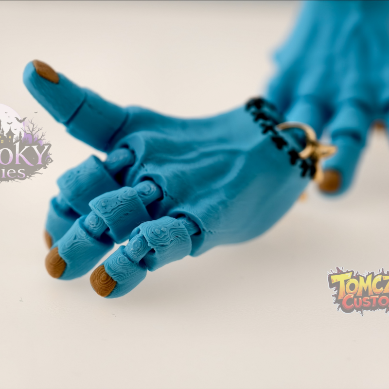 Korkunç Hareketli Anahtarlık El - 3D Baskı Korku Aksesuarı