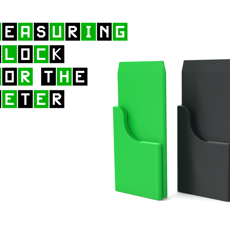 3D Baskı Şerit Metre Kilidi - İç Ölçüm Kolaylığı