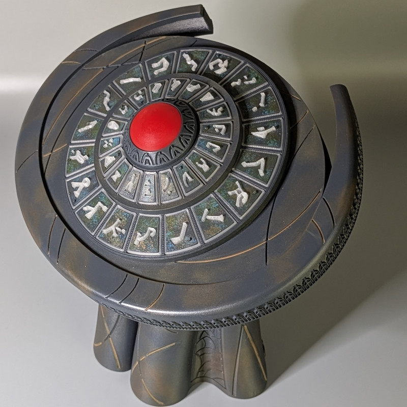 Stargate DHD 3D Baskı Maketi - Evren Geçidi Kontrol Paneli