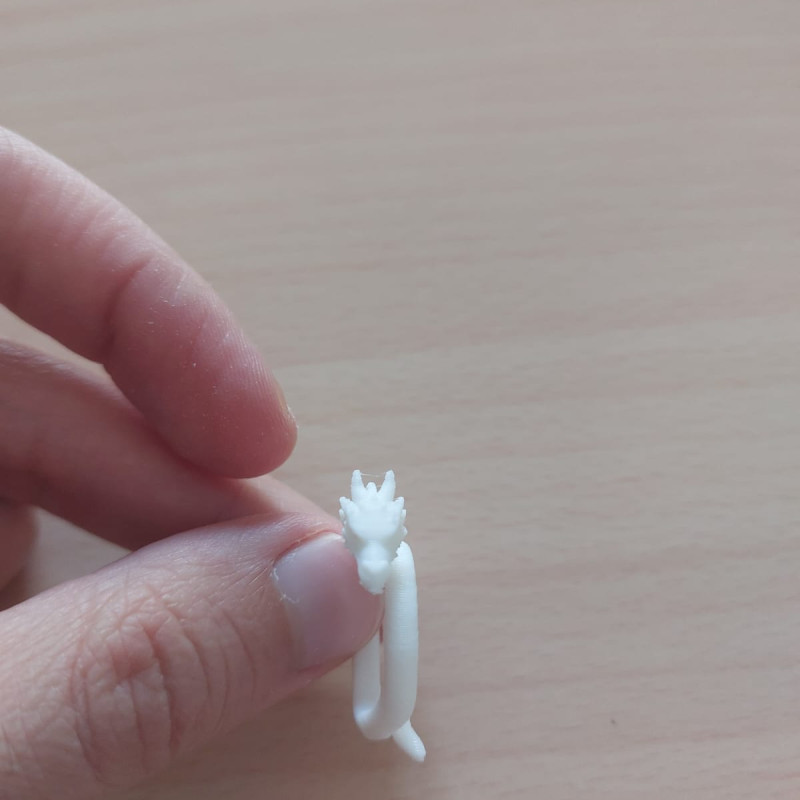 Ejderha Yüzük - 3D Baskı Detaylı Aksesuar