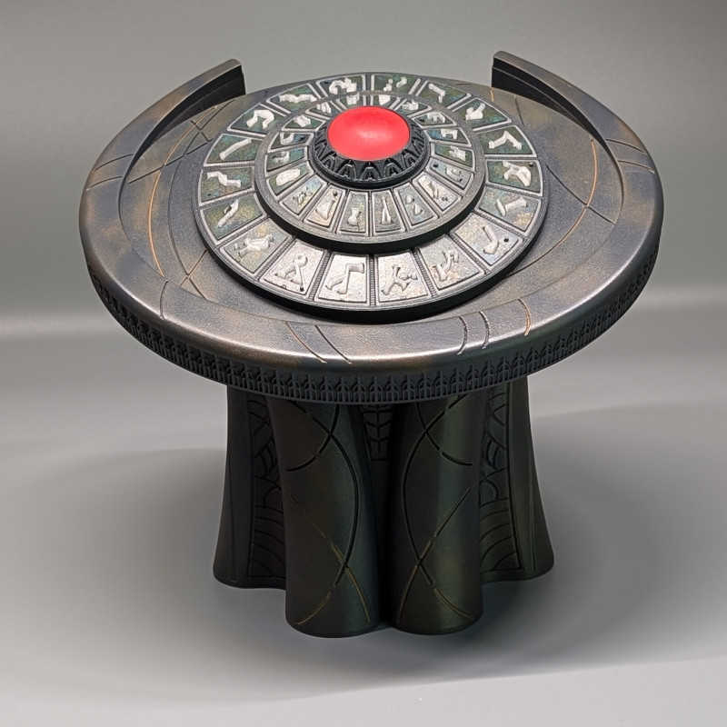 Stargate DHD 3D Baskı Maketi - Evren Geçidi Kontrol Paneli