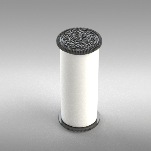 OREO Tuvalet Kağıdı ve Kağıt Havlu Tutucu - 3D Baskı Dekor