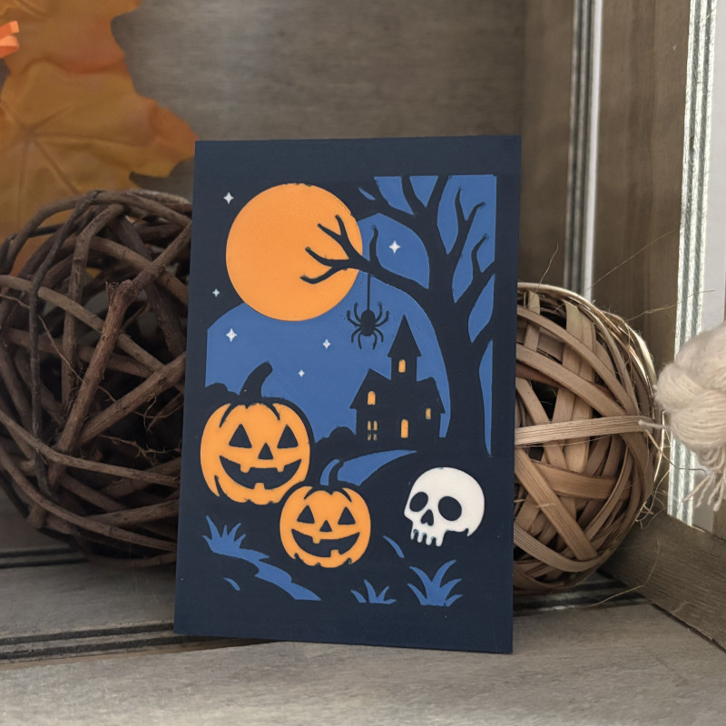 Cadılar Bayramı Boya Seti - 3D Baskı Dekorasyon