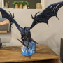 Halloween Frost Wyrm 3D Baskılı Ejderha Diorama - Korku Koleksiyonu