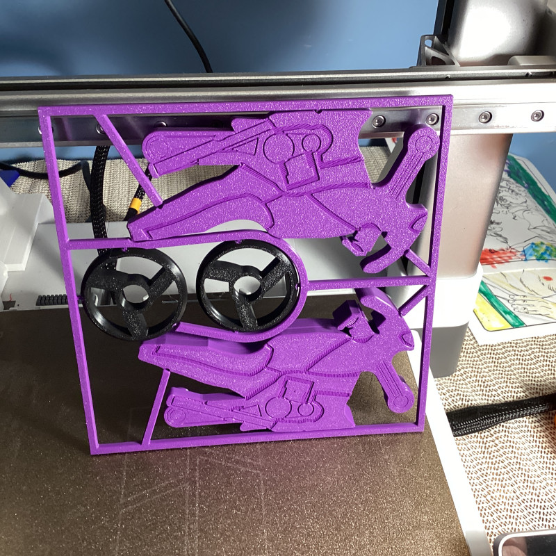 Kawasaki Ninja 500 3D Baskılı Motor Modeli Yapım Seti