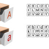 Montessori El Yazısı Kartları Kutusu - 3D Baskı Eğitim Seti