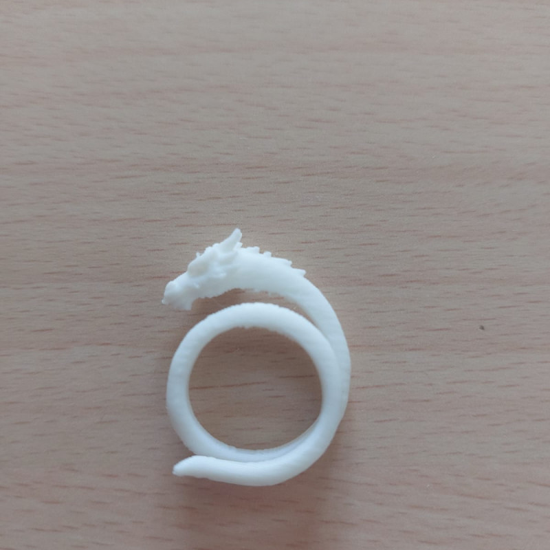 Ejderha Yüzük - 3D Baskı Detaylı Aksesuar