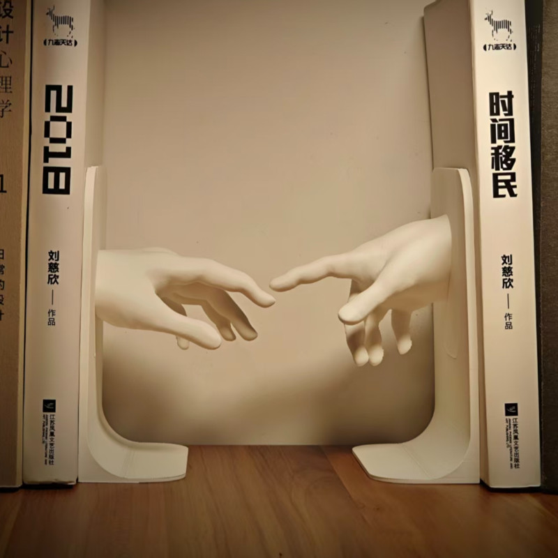 Michelangelo Adem ve Tanrı Kitap Ayracı - 3D Baskı Dekor