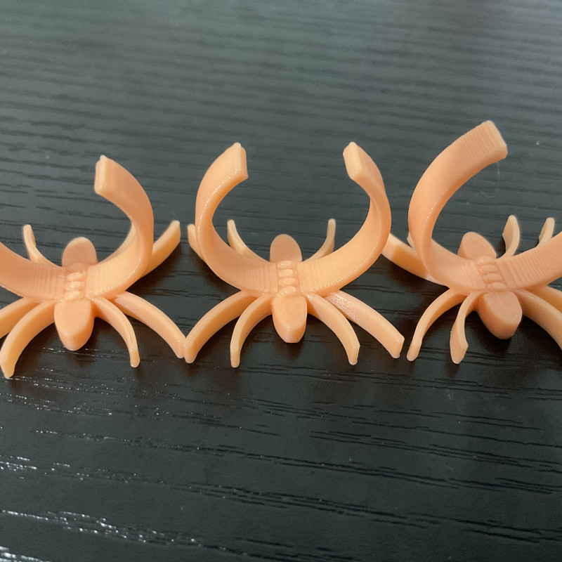 Cadılar Bayramı Örümcek Yüzüğü - 3D Baskı Glow Karanlıkta Parlayan Aksesuar