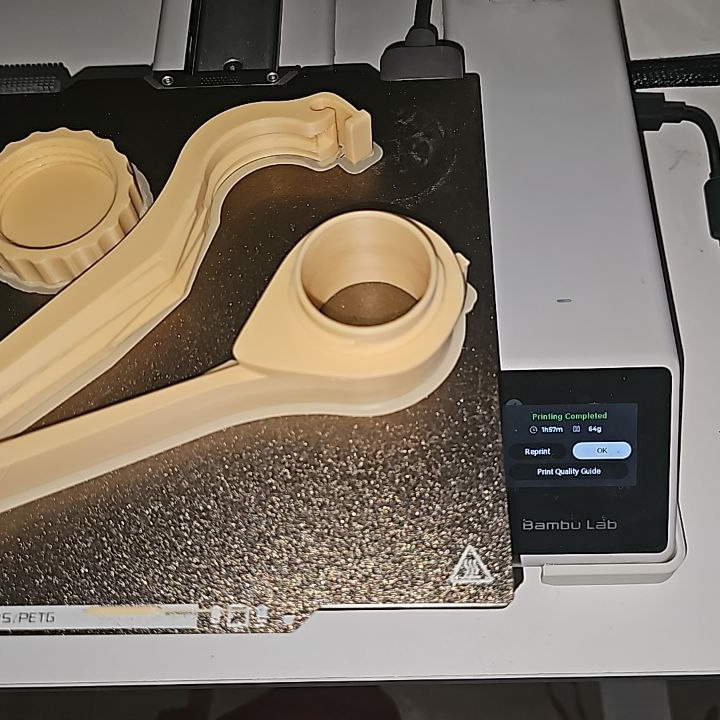 Vidalı Kapaklı Kahve Poşeti Klipsi - 3D Baskı Dayanıklı Ev Aksesuarı