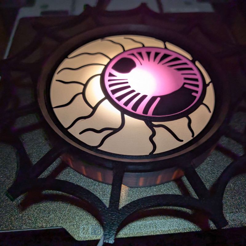 Cadılar Bayramı Işık Tabelası Renk Plakaları - 3D Baskı Dekor