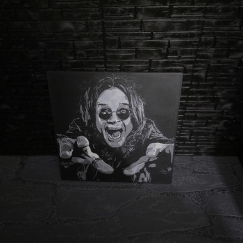 Ozzy Osbourne Buzdolabı Mıknatısı - Özel 3D Baskılı Dekor